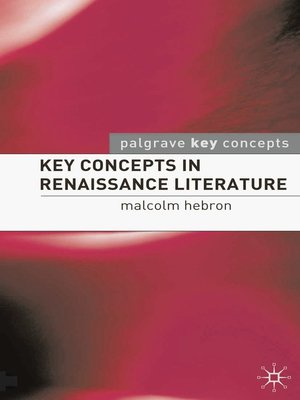 cover image of Key Concepts in Renaissance Literature